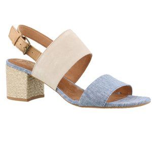 TOMS Poppy Heeled Sandals, NWT, Size 6